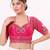 Pink italian silk real mirror mumtaz cut blouse