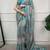 women's soft satin digital printed saree