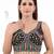 Black italian silk mirror kaudi lace readymade blouse