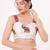 White magic cotton heavy embroidered readymade blouse