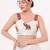 White magic cotton heavy embroidered readymade blouse