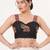 Black magic cotton heavy embroidered readymade blouse
