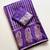 Purple Color Jaqurad Weveing Work Satin Saree