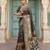 Black Color Jacquard Weaving  Work Silk Blend Saree