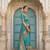 Blue Color Jacquard Weaving  Work Silk Blend Saree