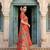 Red Color Jacquard Weaving  Work Silk Blend Saree
