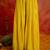 Yellow art silk embroidery sequence work kurta pant dupatta set for women