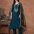 Morpeach cotton silk embroidery sequence work kurta pant dupatta set for women
