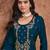 Morpeach cotton silk embroidery sequence work kurta pant dupatta set for women