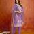 Lightpink cotton silk thread embroidery with sequence work kurta pant set with dupatta