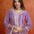 Lightpink cotton silk thread embroidery with sequence work kurta pant set with dupatta