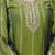Green satin beads embroidery work kurta palazzo set with dupatta