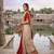 White Color Embroidery And Jaqurad Weaving Work Silk Blend Saree