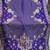 Purple Color Floral Zari Weaving Work Tissue Saree