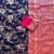 Neavy Blue Color Zari Weaving Work Silk Blend Saree