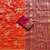 Orange Color Zari Weaving Work Silk Blend Saree