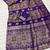 Purple Color Jaqurad Weaving Work Georgette Saree