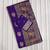 Purple Color Jaqurad Weaving Work Georgette Saree