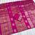 Pink Color Jaqurad Weaving Work Georgette Saree
