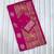 Pink Color Jaqurad Weaving Work Georgette Saree