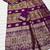 Purple Color Jaqurad Weaving Work Georgette Saree