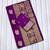 Purple Color Jaqurad Weaving Work Georgette Saree