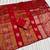 Red Color Jaqurad Weaving Work Georgette Saree