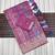 Pink Color Jaqurad Weaving Work Georgette Saree