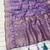 Purple Color Jaqurad Weaving Work Georgette Saree