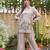  Embroidery Work Viscose Fabric Straight Kurta Palazzo and Jacket Set