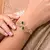 Emerald Green Kundan Cuff Bracelet, Gold Polki Style Bridal Bangle, Adjustable CZ Kada