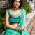 women's bandhej printed georgette lehenga choli set with dupatta - free size