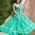 women's bandhej printed georgette lehenga choli set with dupatta - free size