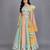 Multicolor Floral Printed Off Shoulder Lehenga Set