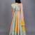 Multicolor Floral Printed Off Shoulder Lehenga Set