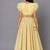 Lime Yellow Organza Frill Chanderi Lehenga Set