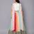 Multicolor Printed Lehenga Set With Attached Dupatta