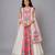 Off White Pink Printed Lehenga Set