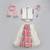 Off White Pink Printed Lehenga Set