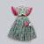 Green Pink Bees Printed Lehenga Set