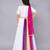 Multicolor Holi Print White Lehenga Set