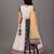 Off White Black Diamond Print Lehenga Set