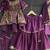 Purple Brocade Cotton Silk Sharara Set