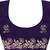 fendy satin purple sequance thread codding embroidery work saree