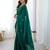 fendy satin rama sequance thread codding embroidery work saree
