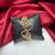 Ruby Red Kundan Open Cuff Bracelet, Gold Tone Bridal Kada, Indian Wedding Jewelry