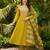  Embroidery Work Viscose Silk Blend Fabric Flared Anarkali Pant and Dupatta Set
