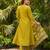  Embroidery Work Viscose Silk Blend Fabric Flared Anarkali Pant and Dupatta Set