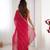 sitara chiffon pink designer beads moti val sequance work saree