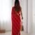 sitara chiffon red designer beads moti val sequance work saree